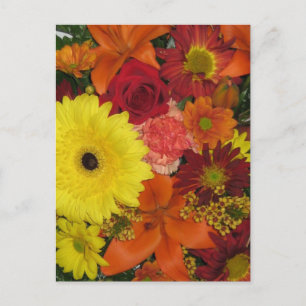 Fall Floral Postcard