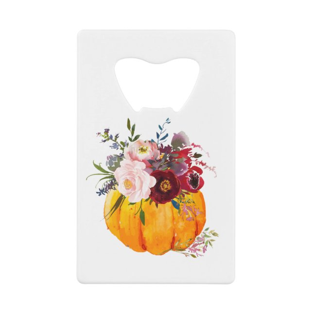 fall, floral, pumpkin (Front)