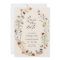 Fall Floral Save The Date Flat Card