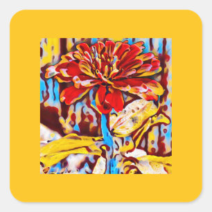 Fall Floral Sticker