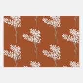Fall Floral Wrapping Paper Sheets  (Front 3)