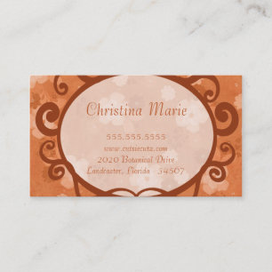 Fall Flowers Business Cards