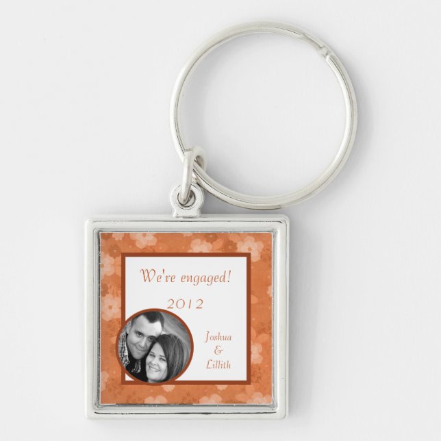 Fall Flowers Key Chain (Front)