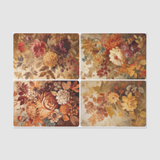 Fall Flowers  Tissue Paper