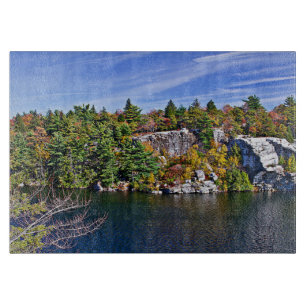 Fall Foliage around Lake Minnewaska Cutting Board