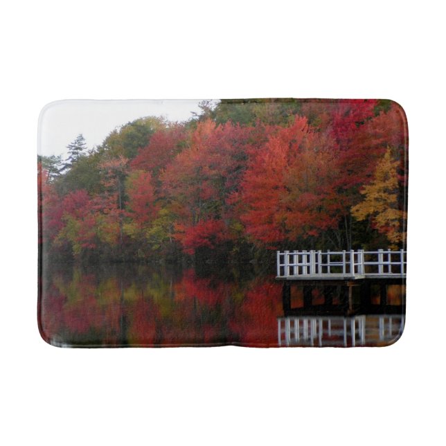 Fall Foliage Bath Mat (Front)