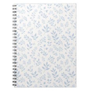 Fall Foliage Dusty Blue - Neutral Notebook