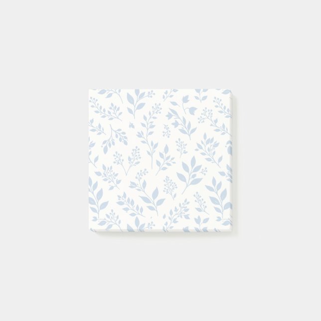 Fall Foliage Dusty Blue - Neutral Post-it Notes (Front)