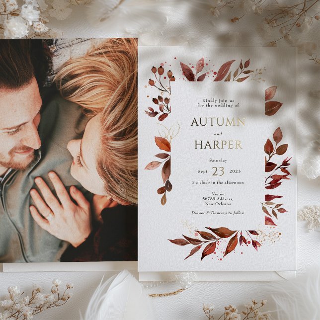 Fall Foliage 'Falling in Love' Photo Wedding (Creator Uploaded)