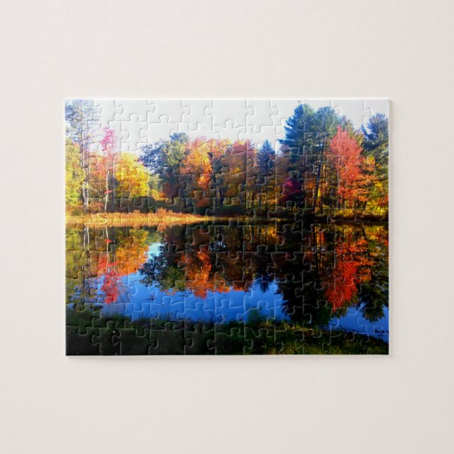 Fall Foliage from New England Puzzle (Horizontal)