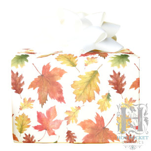 Fall Foliage Gift Wrapping Paper