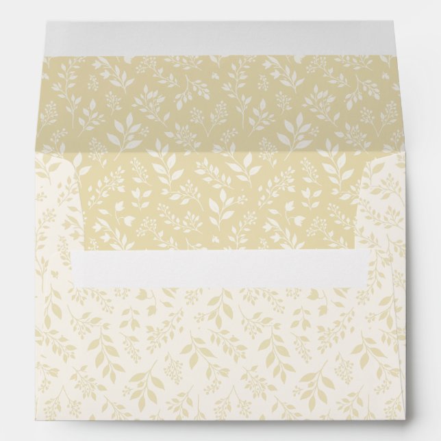 Fall Foliage Golden Wheat - Neutral Envelope (Back (Bottom))