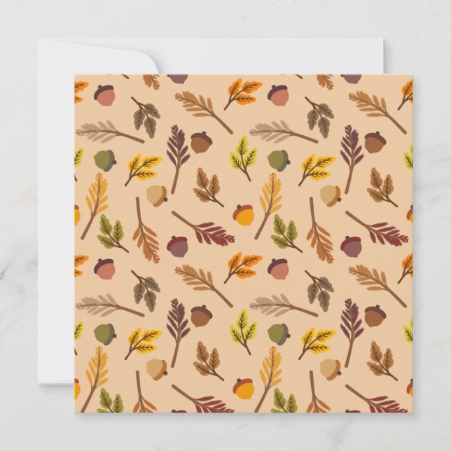 Fall Foliage Greeting Card (Front)