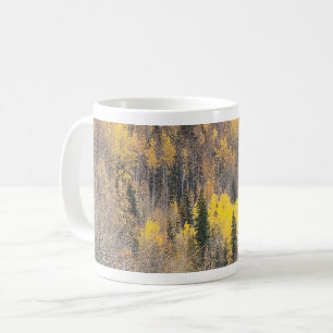Fall Foliage Nature Scene with Warm Tones Coffee Mug