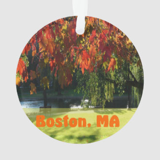 Fall Foliage of Boston Ornament