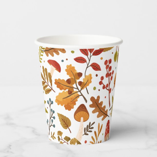 Fall Foliage Paper Cup (Back)
