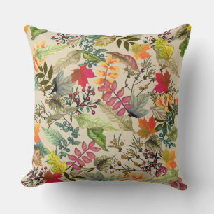 Fall Foliage   Plaid on Back Cushion