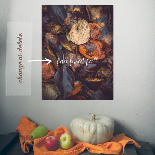 Fall foliage poster