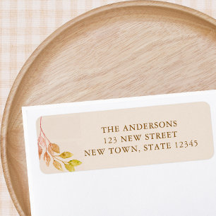 Fall Foliage Return Address  Label