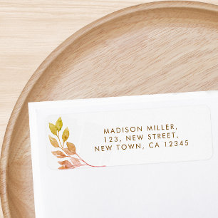 Fall Foliage Return Address Label
