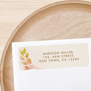 Fall Foliage Return Address Label