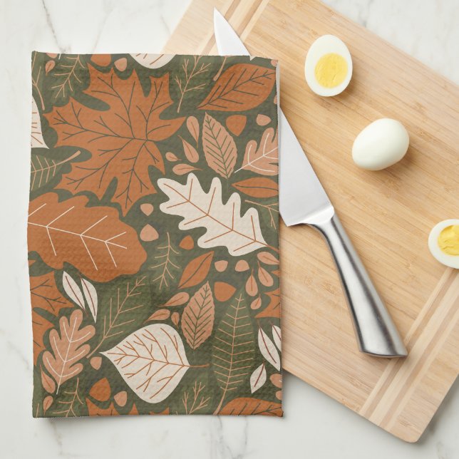 Fall Foliage  Tea Towel (Quarter Fold)