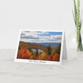 Fall Foliage Thanksgiving card