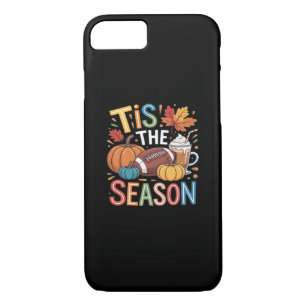 Fall Football Autumn Pumpkin Coffee Lover iPhone 8/7 Case