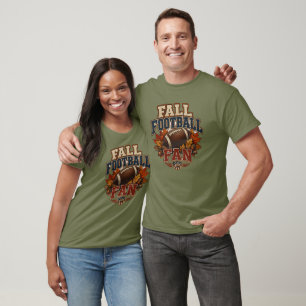 Fall Football Fan T-Shirt Cosy Autumn Game Day