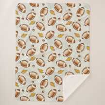 Fall Football - Seamless Pattern Print
