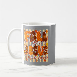 Fall For Jesus Christian Religious Autumn Fall Men Coffee Mug