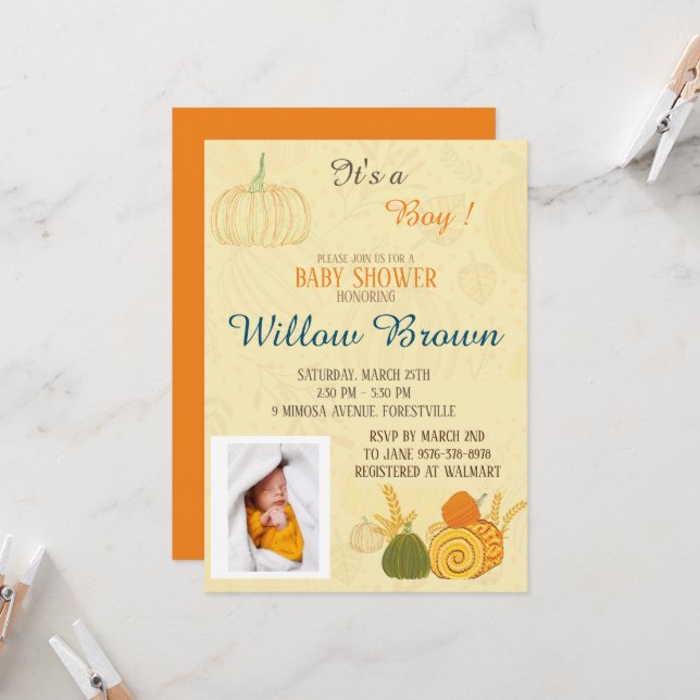 Fall for Jesus he never leaves 1 Invitation (Front/Back In Situ)