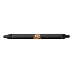 Fall for Jesus He Never Leaves Christian Faith Black Ink Pen