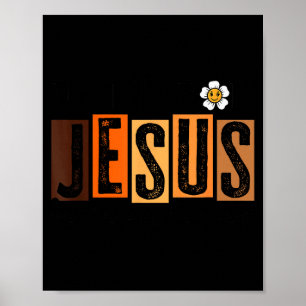 Fall For Jesus He Never Leaves Poster