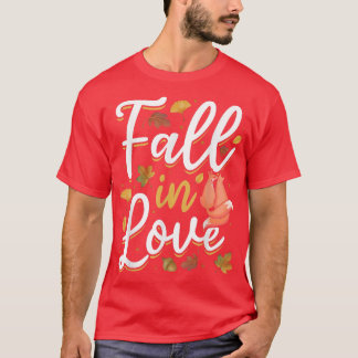 Fall For Jesus He Never Leaves Pumpkin Halloween T T-Shirt