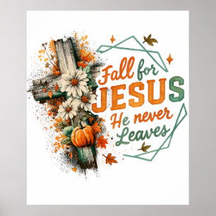 Fall For Jesus....  Poster