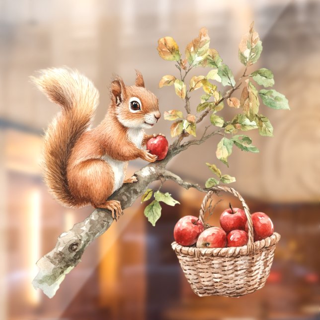 Fall Forest Animal Window Cling (Sheet 2)