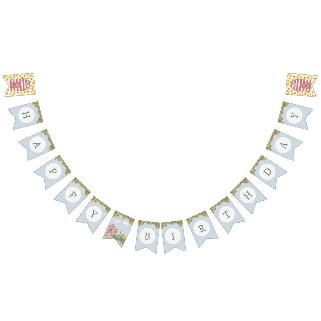 Fall Forest Friends Birthday Bunting (All)