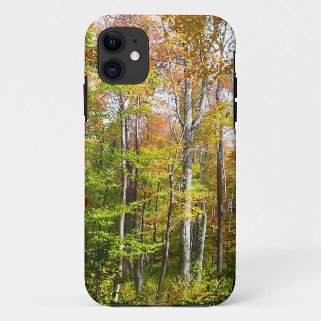 Fall Forest I Autumn Landscape Photography Case-Mate iPhone Case (Back)