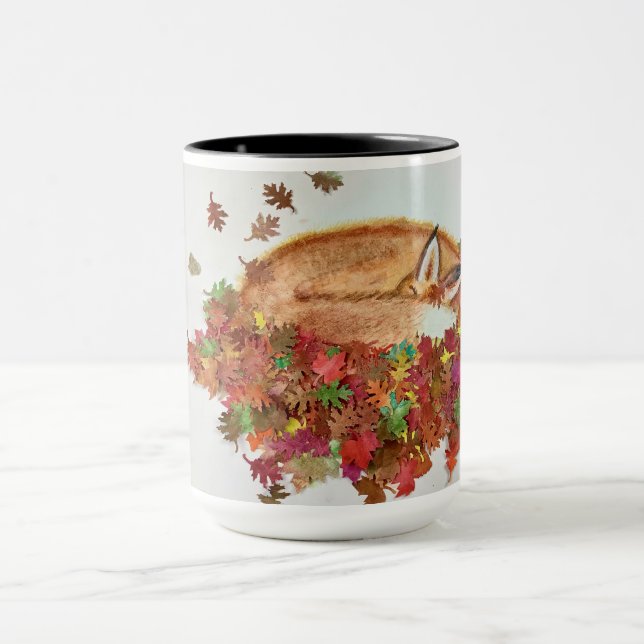 Fall Fox coffee mug (Center)