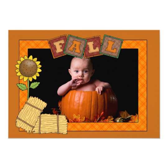 Fall Frame - Photo Holiday Card
