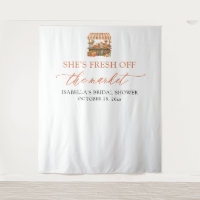 Fall Fresh Off the Market Bridal Shower Welcome