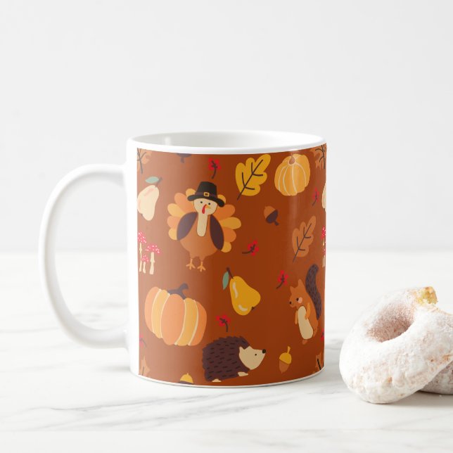 Fall Friends Coffee Mug (With Donut)