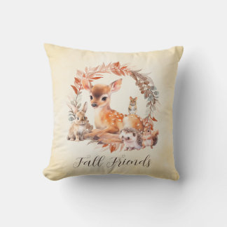 Fall Friends Throw Pillow