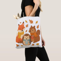 Fall Friends – Woodland Cozy Crew Tote