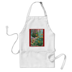 Fall Garden Daisies Standard Apron