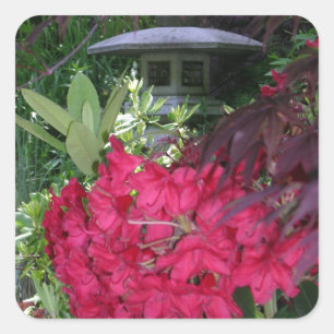 Fall Garden Square Sticker