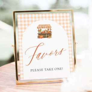 Fall Gingham Fresh Off The Market Favours Poster