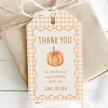 Fall Gingham Little Pumpkin Baby Shower