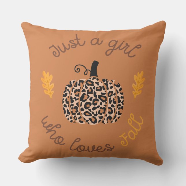 Fall Girl  Cushion (Front)